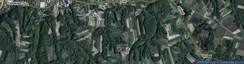 Zdjęcie satelitarne Doły ul.